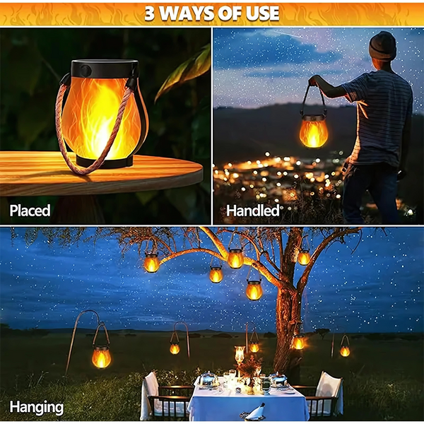 Magical Solar Flame Lantern