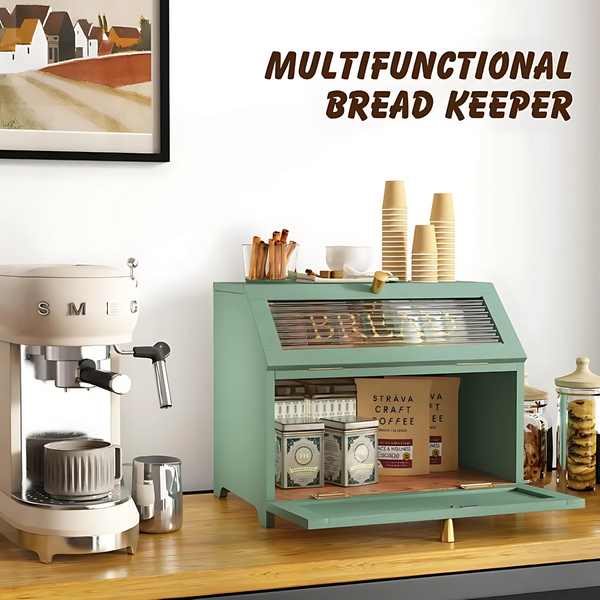 Elegant Double Layer Bread Box