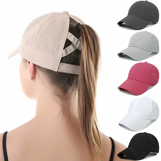 Quick-Dry Ponytail Cap