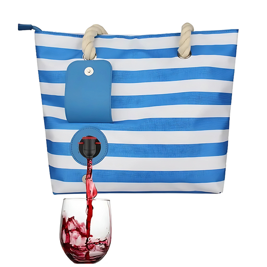 Stylish Wine Tote Bag